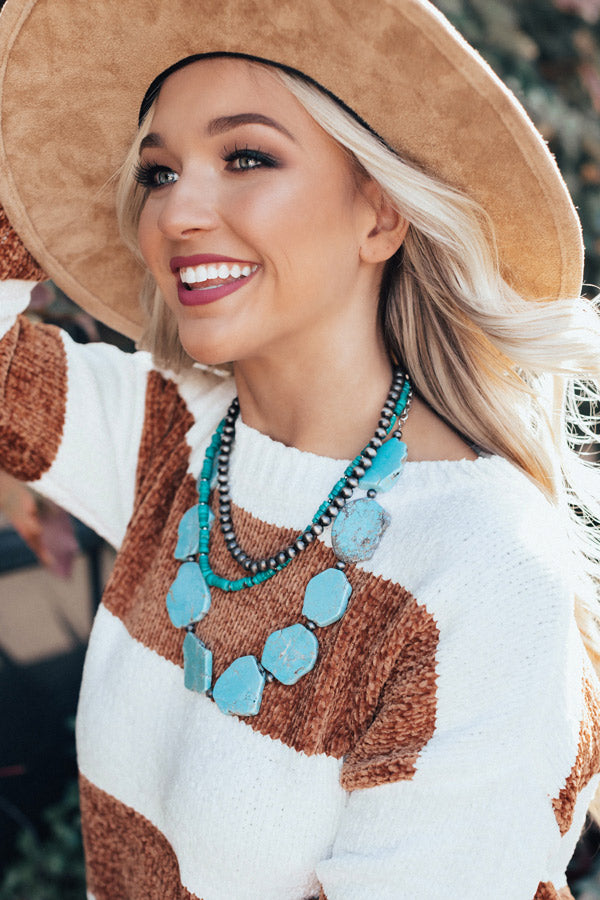 Front Page Exclusive Turquoise Necklace