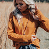 Snow In Soho Shift Sweater in Pumpkin Image - 1