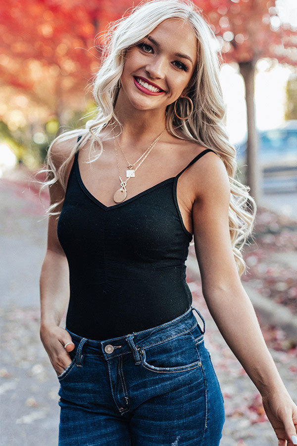 Happiness Beyond Measure Bodysuit In Black