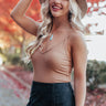 Kiss And Tell Bodysuit In Brown Image - 1
