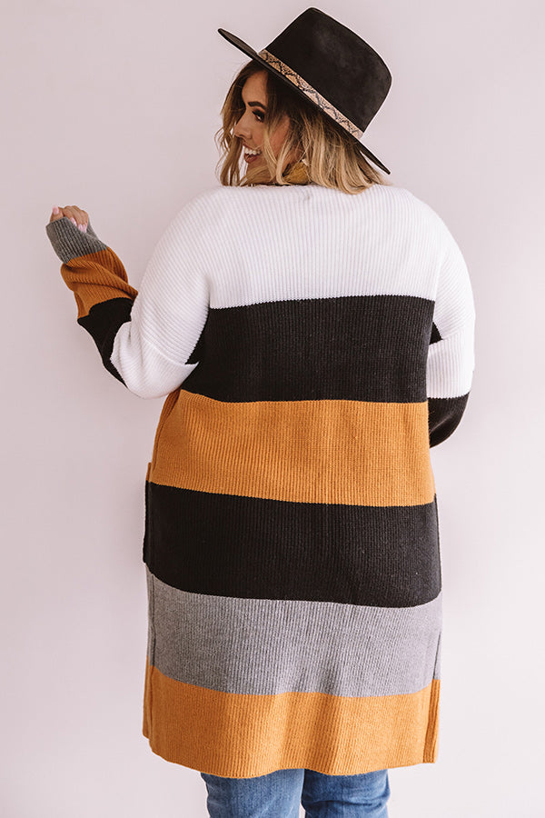 My True Love Colorblock Cardigan Curves Image - 1