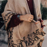 Warmest Welcome Snake Print Poncho Image - 1