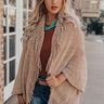 Too Cool Chenille Fringe Cardigan in Iced Latte Image - 1