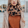 Style Fusion Leopard Plush Infinity Scarf Image - 1