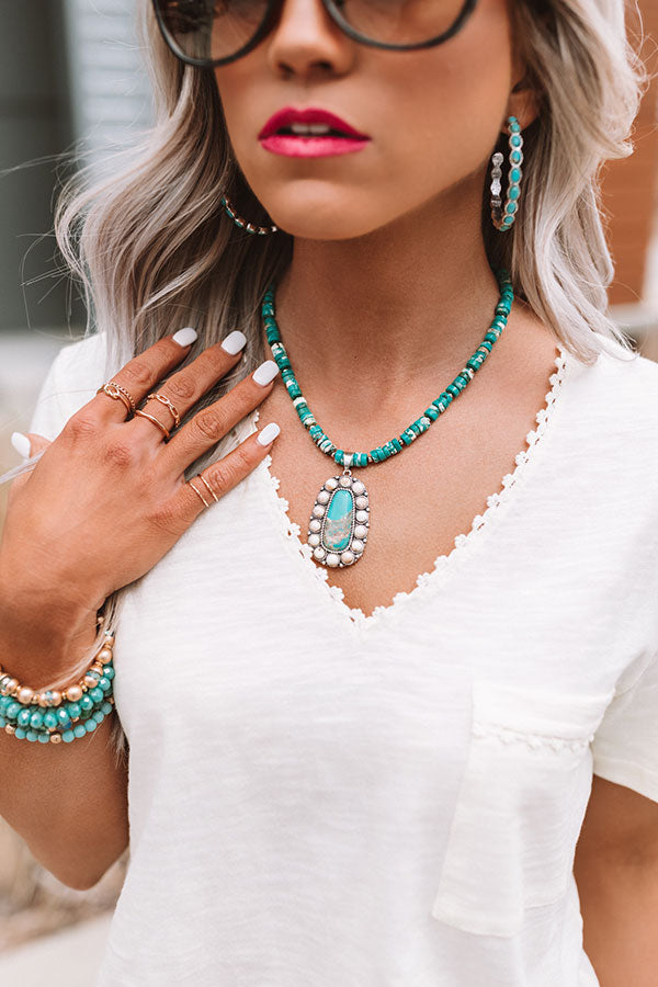 Pure Sweetness Turquoise Necklace