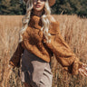 Lounging in London Knit Sweater in Cinnamon Image - 1
