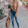 Pure Sweetness Cable Knit Sweater In Iced Latte Image - 1