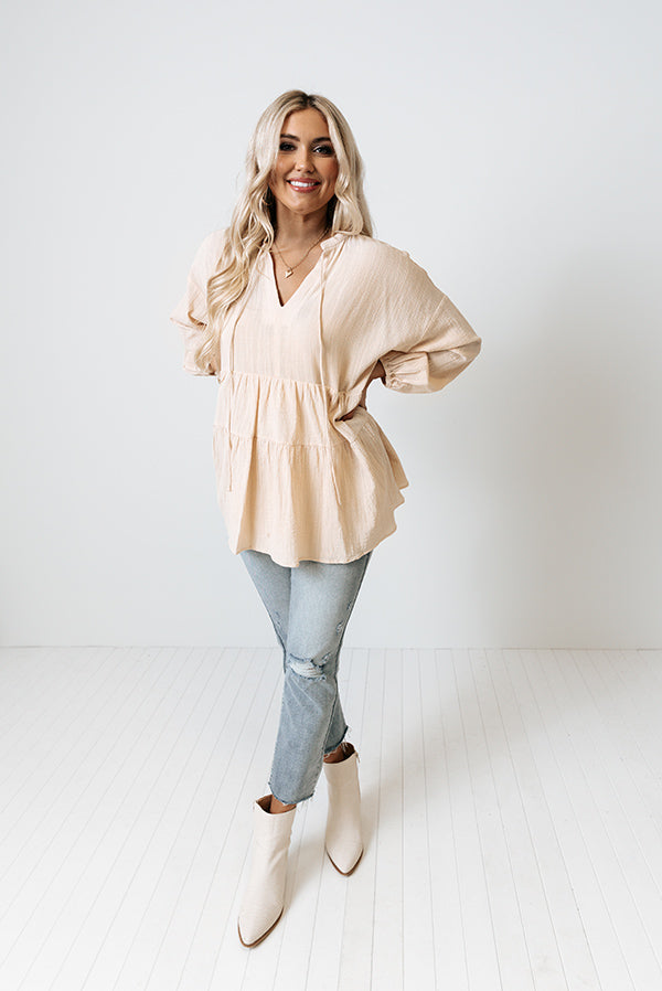Must Be Manhattan Shift Top In Cream Image - 2