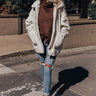 Full Of Cuddles Sherpa Jacket In White Image - 1