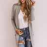 Take It From The Top Cardigan In Grey Image - 1