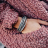 Scoop Me Up Magnetic Bracelet in Silver Image - 1