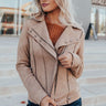 Playing For Keeps Faux Suede Jacket Image - 1
