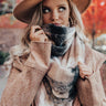 Warm Personality Infinity Plaid Scarf Image - 1