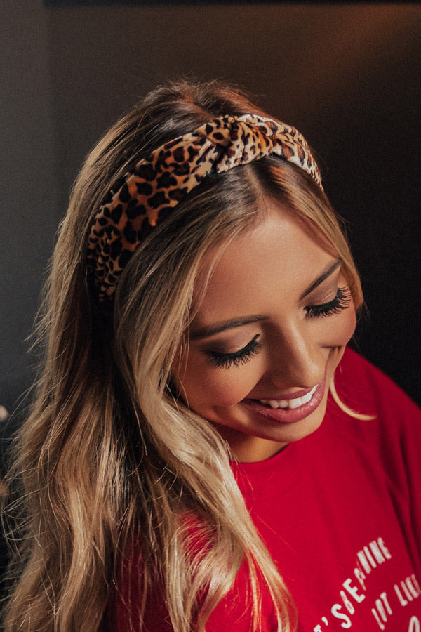 Flirty And Fashionable Cheetah Print Headband Image - 1