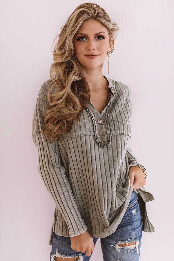 Boho Blissful Top In Pear