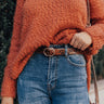 Seriously Sleek Snake Print Belt Image - 1