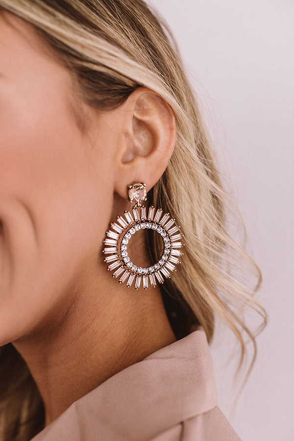 The Latest In Luxury Earrings In Rose Gold