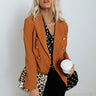 Major Headlines Blazer In Pumpkin Image - 1