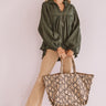 Chic Charms Babydoll Top In Hunter Green Image - 1