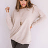 Send My Regards Shift Top In Iced Latte Image - 1