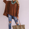 Cute And Capable Shift Top In Brown Image - 1