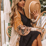 Rush Of Happiness Waffle Knit Duster in Marigold Image - 1