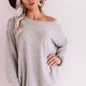 Send My Regards Shift Top In Grey Image - 1