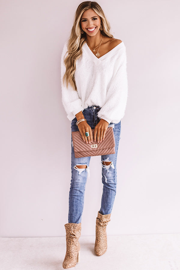 Peace And Love Ultra Soft Knit Sweater Image - 1