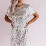 Flirting Over Cocktails Sequin Dress In Silver Image - 1