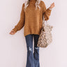 Cozy Choice Knit Sweater In Copper Image - 1