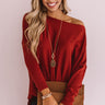 Cute And Capable Shift Top In Aurora Red Image - 1