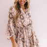 Plan For Fabulous Snake Print Shift Dress Image - 1