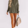 Cozy Choice Knit Sweater In Sage Image - 1