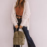 Cozy and Chill Knit Cardigan in Cream Image - 1