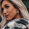 Stylish Mood Hoop Earrings In Snake Print Image - 1