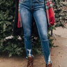 The Ralph Midrise Distressed Ankle Skinny Image - 1