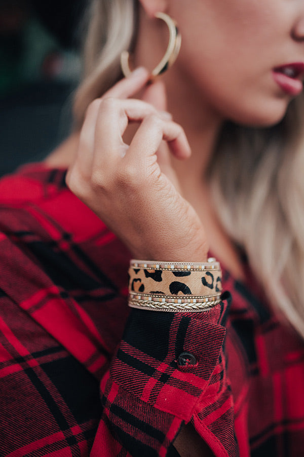 Bliss List Leopard Magnetic Bracelet