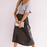 Timeless Beauty Metallic Shift Top In Iridescent Silver Image - 1