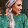 Stylish Mood Hoop Earrings In Leopard Image - 1