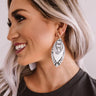 Feeling Affectionate Snake Print Earrings Image - 1