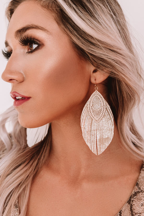 Capture The Moment Earrings In Gold