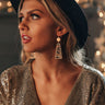 Run The Show Snake Print Earrings Image - 1