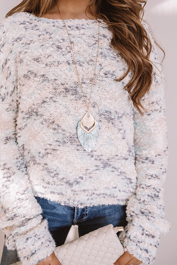 New Love Necklace In Blue