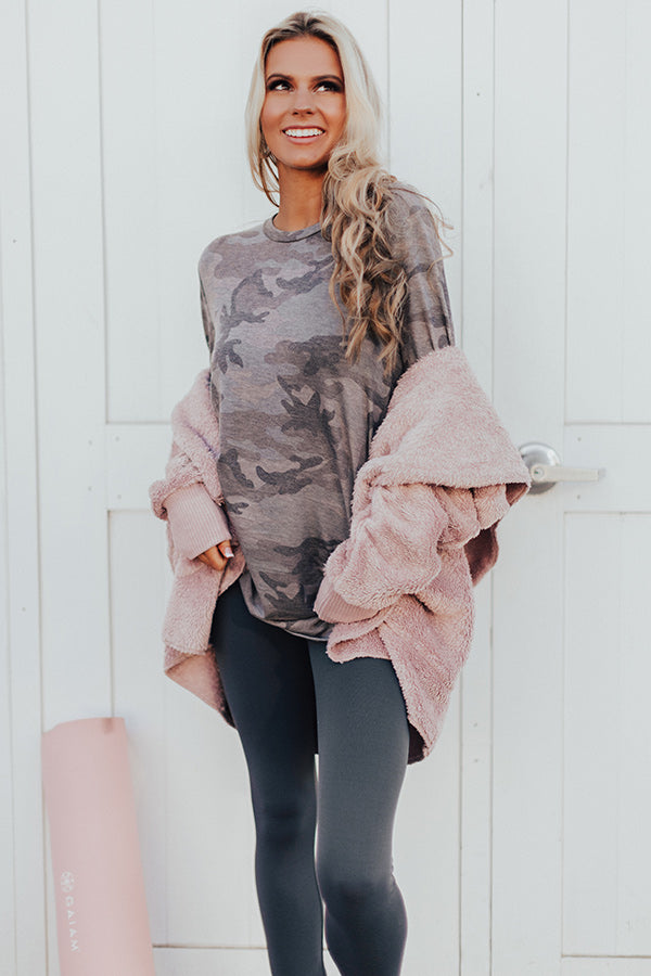 Chic Selection Camo Tunic Top