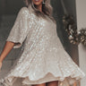 Simply Beaming Sequin Babydoll Dress Image - 1