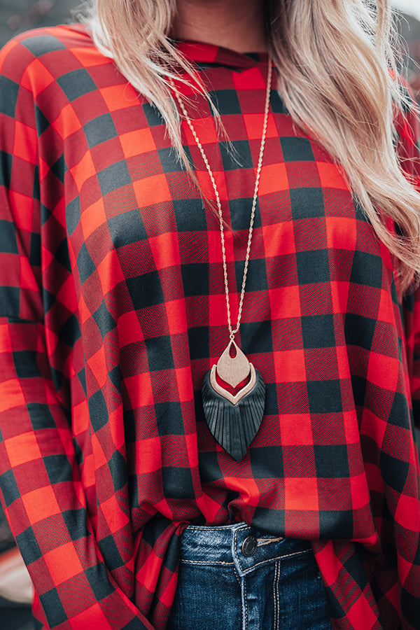 New Love Necklace In Black