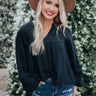Stay Close Shift Top In Black Image - 1
