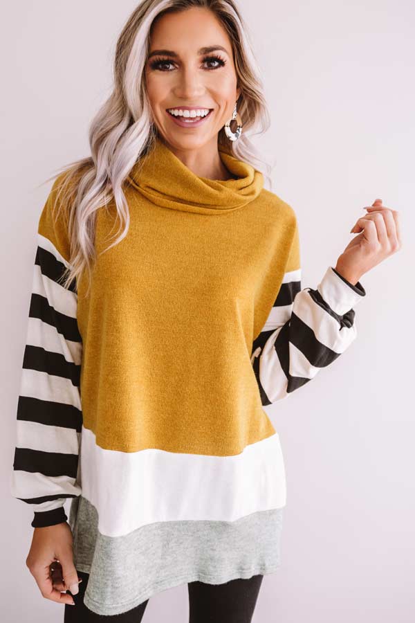 Style Maven Stripe Sweater