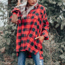 Top Of The Morning Plaid Shift Top Image - 1