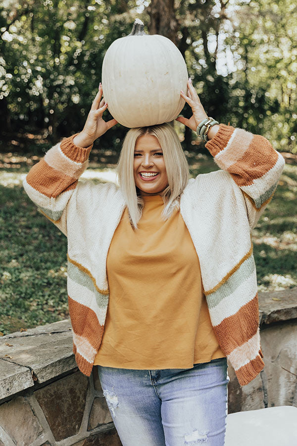 Genuine Warmth Knit Cardigan   Curves